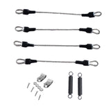 Maxbell 1/10 Scale RC Rock Crawler Steel Rope for Axial SCX10 RC4WD Front Body Shell