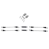 Maxbell 1/10 Scale RC Rock Crawler Steel Rope for Axial SCX10 RC4WD Front Body Shell