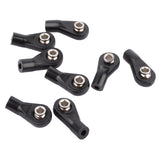 Maxbell 8x M3 Plastic Bent Rod End w/ Axial Width Balls for Axial SCX10 D90 1/10 Car