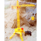 Maxbell Wired Remote Control Tower Crane with Up Down Lift Control and 360° Rotation