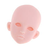 Maxbell 1/4 BJD Female Doll Head Sculpt without Eyes DIY Parts High Quality Plastic