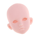 Maxbell 1/4 BJD Female Doll Head Sculpt without Eyes DIY Parts High Quality Plastic