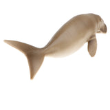 Maxbell Realistic Marine Animal Model Figurines, 5.6 Inch Manatee Dugong dugon Action Figure Toy for Kids, Nature Educational Toy