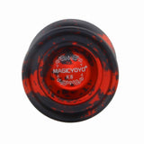 Maxbell MAGICYOYO Unresponsive YOYO K8 Alloy Professional Yo-yo for 1A 3A 5A String Trick Play - Red Black