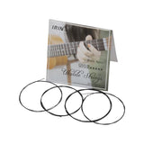 Maxbell Finest 4PCS Black Replacement Nylon Strings DIY for Ukulele 4 String Hawaii Guitar Accessory