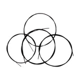 Maxbell Finest 4PCS Black Replacement Nylon Strings DIY for Ukulele 4 String Hawaii Guitar Accessory