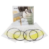 Maxbell Finest 4PCS Black Replacement Nylon Strings DIY for Ukulele 4 String Hawaii Guitar Accessory