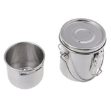 Maxbell Stainless Steel Painting Brush Washing Bucket Wash Pen Barrel Cup Wash Brush Pot Oil Paint Brush Washer Art Supplies