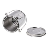 Maxbell Stainless Steel Painting Brush Washing Bucket Wash Pen Barrel Cup Wash Brush Pot Oil Paint Brush Washer Art Supplies
