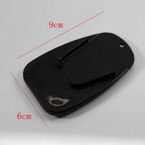 Maxbell Black Motorcycle Kickstand Plate Pad Stand Side Kick Bike for Suzuki Sport