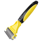 Maxbell Pet Dog Cat Deshedding Grooming Hair Brush Stainless Steel Rake Comb Dressing 1Pcs