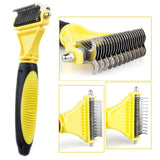 Maxbell Pet Dog Cat Deshedding Grooming Hair Brush Stainless Steel Rake Comb Dressing 1Pcs