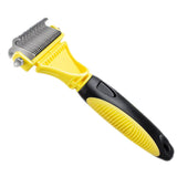 Maxbell Pet Dog Cat Deshedding Grooming Hair Brush Stainless Steel Rake Comb Dressing 1Pcs