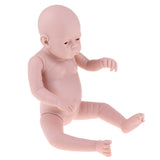Maxbell Unpainted 20inch Lifelike Reborn Girl Doll Kits Blank Full Body Vinyl Doll Mold DIY Making Accessories