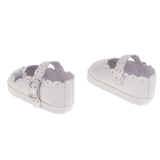 Maxbell Stylish PU Leather Ankle Strap Sequins Shoes Sneakers for 18inch American Girl Our Generation Journey AG Dolls Clothing Accessory