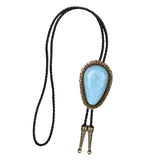 Maxbell Turquoise Stone Bolo Tie Western Cowboy Native American Novetly Neckties
