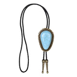 Maxbell Turquoise Stone Bolo Tie Western Cowboy Native American Novetly Neckties
