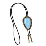 Maxbell Turquoise Stone Bolo Tie Western Cowboy Native American Novetly Neckties