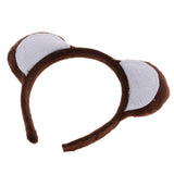 Maxbell Pack of 5 Animal Monkey Ears Headband Bow Tail Tutu Skirt Set Costume Accessories