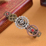 Maxbell Lady Girls Steampunk Gears Hair Clip Goth Punk Vintage Hair Accessories