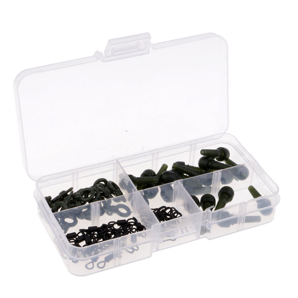 ⚡️Buy Maxbell 80pcs Running Rig Stop,Quick Change Clip,Carp Run Ring,Fishing  Ring Swivel with 1 Piece Tackle Box at the best price with offers in India.  Maxbell 80pcs Running Rig Stop,Quick Change Clip,Carp