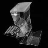 Maxbell No-Mess Bird Feeder,Parrot Automatic Feeder with Perch Cage Accessories, for Budgerigar Canary Cockatiel Finch Parakeet