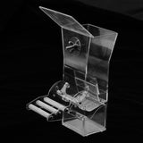 Maxbell No-Mess Bird Feeder,Parrot Automatic Feeder with Perch Cage Accessories, for Budgerigar Canary Cockatiel Finch Parakeet