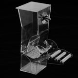 Maxbell No-Mess Bird Feeder,Parrot Automatic Feeder with Perch Cage Accessories, for Budgerigar Canary Cockatiel Finch Parakeet