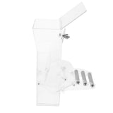 Maxbell No-Mess Bird Feeder,Parrot Automatic Feeder with Perch Cage Accessories, for Budgerigar Canary Cockatiel Finch Parakeet