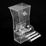 Maxbell No-Mess Bird Feeder,Parrot Automatic Feeder with Perch Cage Accessories, for Budgerigar Canary Cockatiel Finch Parakeet