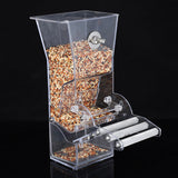 Maxbell No-Mess Bird Feeder,Parrot Automatic Feeder with Perch Cage Accessories, for Budgerigar Canary Cockatiel Finch Parakeet