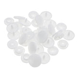 Maxbell 150 Sets Resin Snap Buttons Snaps Baby Clothing Quilt Snaps Press Button 12mm