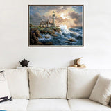 Maxbell Full Drill Seascape DIY Diamond Painting Embroidery Cross Stitch Kit Home Decoration 45x35cm