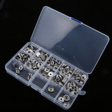 Maxbell 100 Pieces Stainless Steel Fastener Snap Set, Include Button Stud Socket