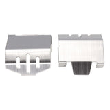 Maxbell 2 Pieces Metal Axle Protective Guard Plate for 1:10 RC Crawler Axial SCX10II