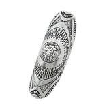 Maxbell Ethnic Women Lady Elegant Biker Ring Tibetan Sliver Flower Engraving Ring