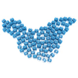 Maxbell 100pcs Auqarium Biochemical Balls Fish Pond Filter Fish Tank Filtration Blue