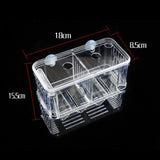Maxbell Floating Fish Aquarium Hatchery Breeding and Parenting Box with Live Fry Trap