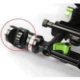Maxbell Gear Connector Extension for Arri Rail Rod System Stabilizer Rig Handle Grip Universal