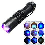 Maxbell UV Ultra Violet LED Flashlight Blacklight Light 365nm Inspection Lamp Torch Pet Urine & Stain Detector 92 x 26mm