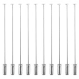 Maxbell 10 Piece Mini Pad 3mm Lapel Stick Pin Hat Scarf Brooch DIY Boutonniere Craft