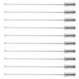 Maxbell 10 Piece Mini Pad 3mm Lapel Stick Pin Hat Scarf Brooch DIY Boutonniere Craft