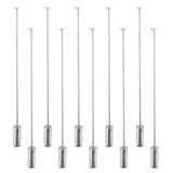 Maxbell 10 Piece Mini Pad 3mm Lapel Stick Pin Hat Scarf Brooch DIY Boutonniere Craft