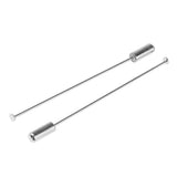 Maxbell 10 Piece Mini Pad 3mm Lapel Stick Pin Hat Scarf Brooch DIY Boutonniere Craft