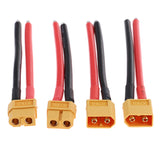 Maxbell 2 Pairs XT60 Connector Male Female Cable Wire Harness 10cm 12AWG for RC Cars