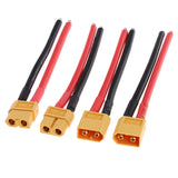 Maxbell 2 Pairs XT60 Connector Male Female Cable Wire Harness 10cm 12AWG for RC Cars