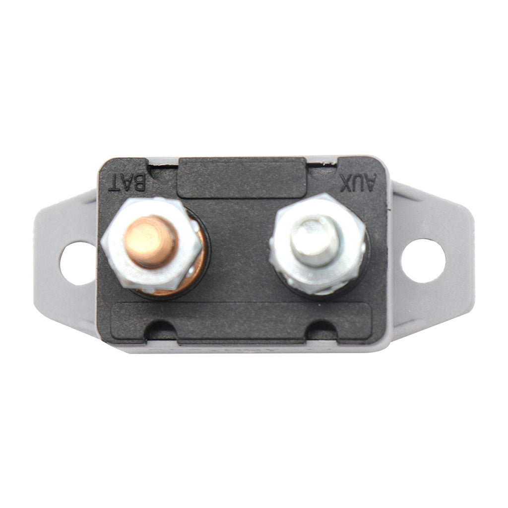 Maxbell 50Amp Auto Reset 12V 24V Circuit Breaker Car Automatic Fuse Metal Stud Bolt Type