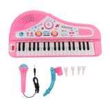 Maxbell 37 Keys Plastic Electronic Organ Keyboard Kit With Microphone, Kids Toddler Early Musical Toy Gift