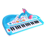 Maxbell 37 Keys Plastic Electronic Organ Keyboard Kit With Microphone, Kids Toddler Early Musical Toy Gift