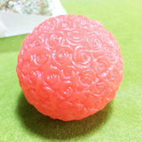 Maxbell Flower Ball Rubber Candle Mold Mould DIY Candle Soap Making Crafts 68x62mm